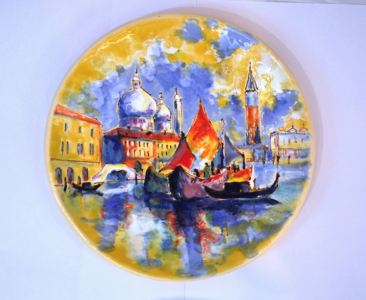 Тарелка сувенирная (Венецианский канал)